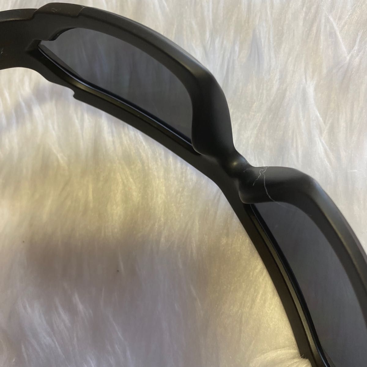 90平方ブラック太セルフレームサングラス眼鏡メガネ長方形レトロサイバー高級
