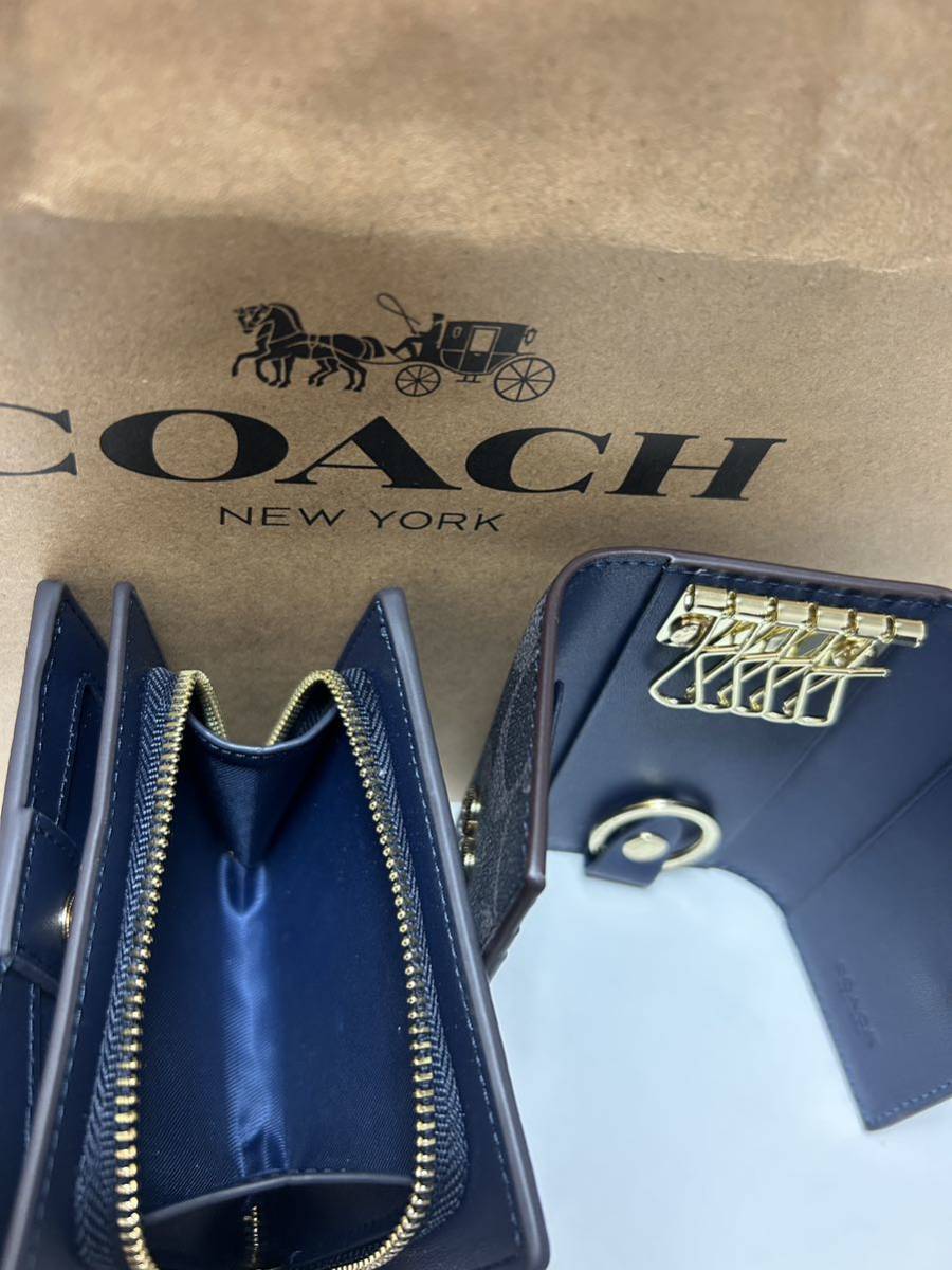 コーチ coach 折り財布 キーケース セット - 折り財布