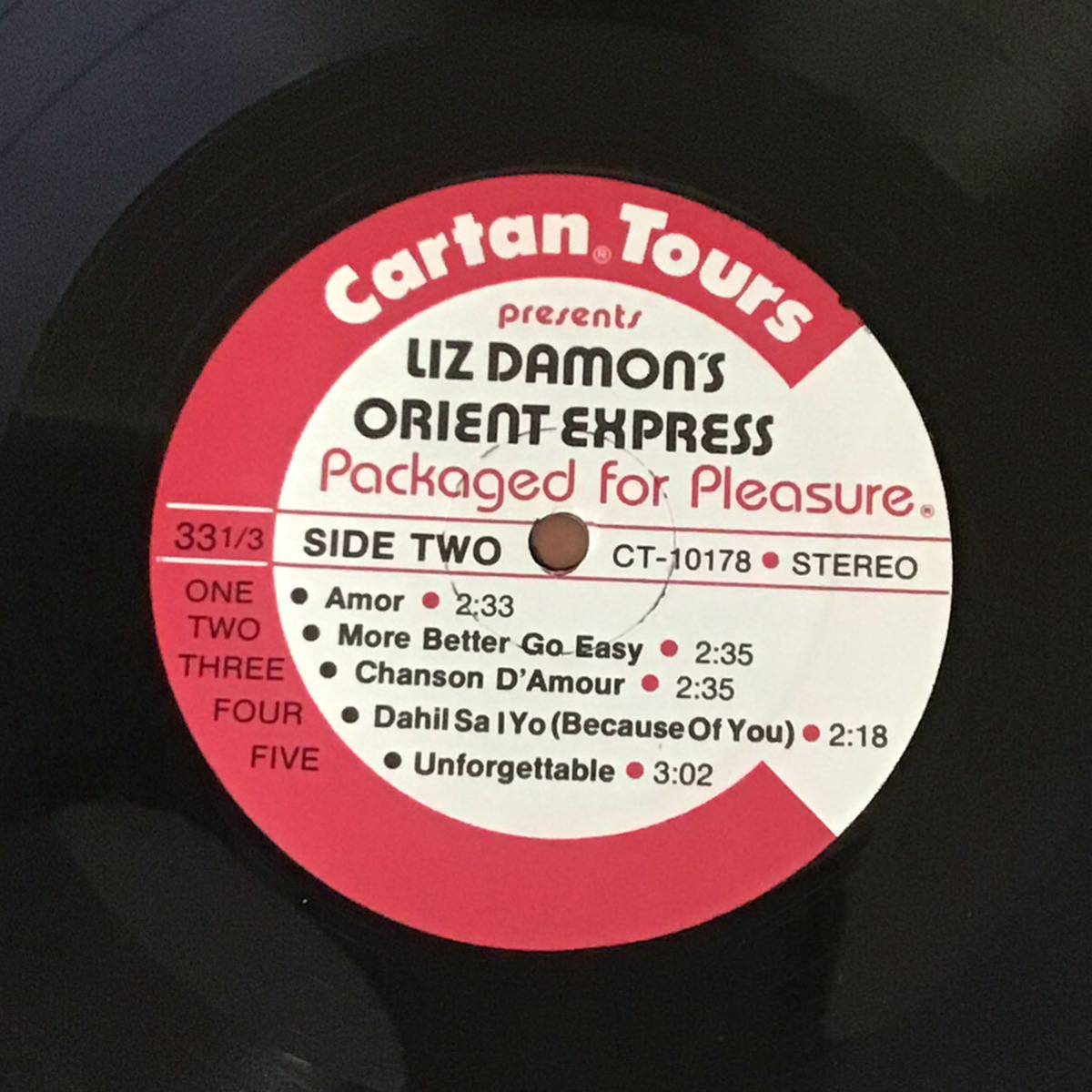 US盤 見開き /LIZ DAMON'S ORIENT EXPRESS/CARTAN TOURS / Cartan Tours CT-10178_画像4