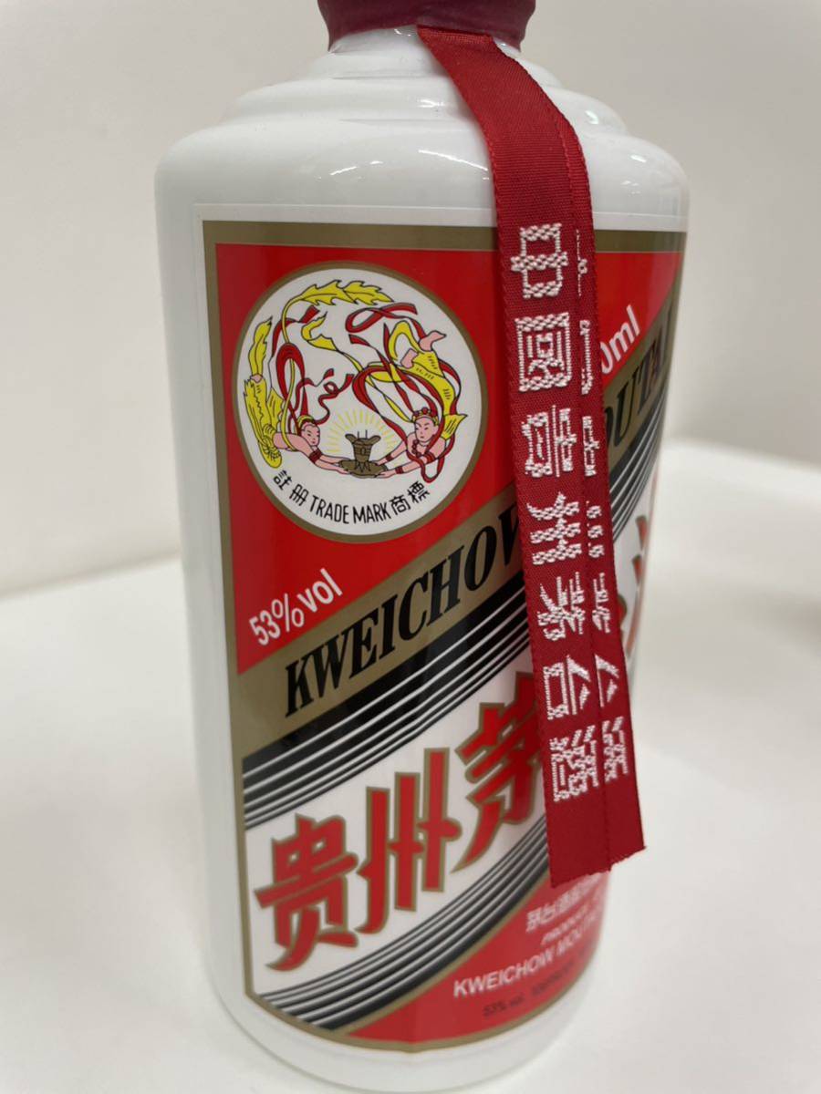 貴州茅台酒 マオタイ酒 天女ラベル 2022 53％ 500ml グラス・箱付-