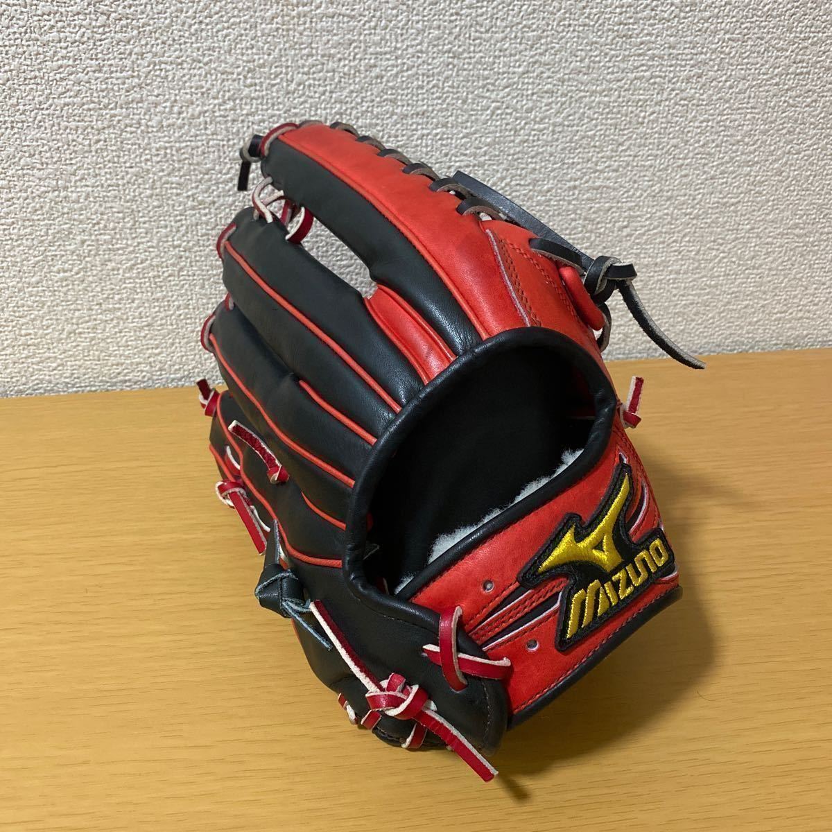 ミズノプロ岸本耕作オーダーグローブ軟式外野グラブ野球耕作-外 ミズノプロ岸本耕作オーダーグローブ軟式外野グラブ野球耕作-外