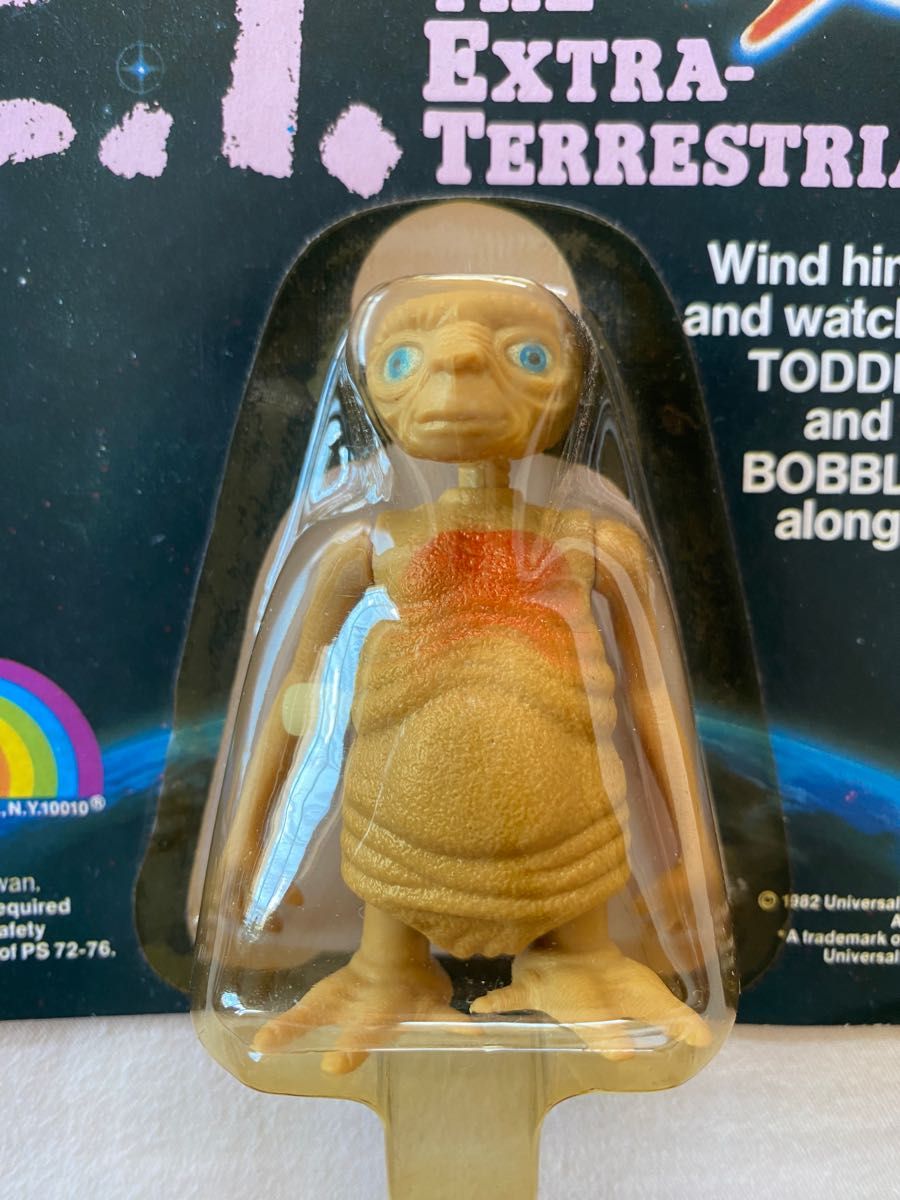 E.T. フィギュア　レア商品　ゼンマイおもちゃ　美品　未開封