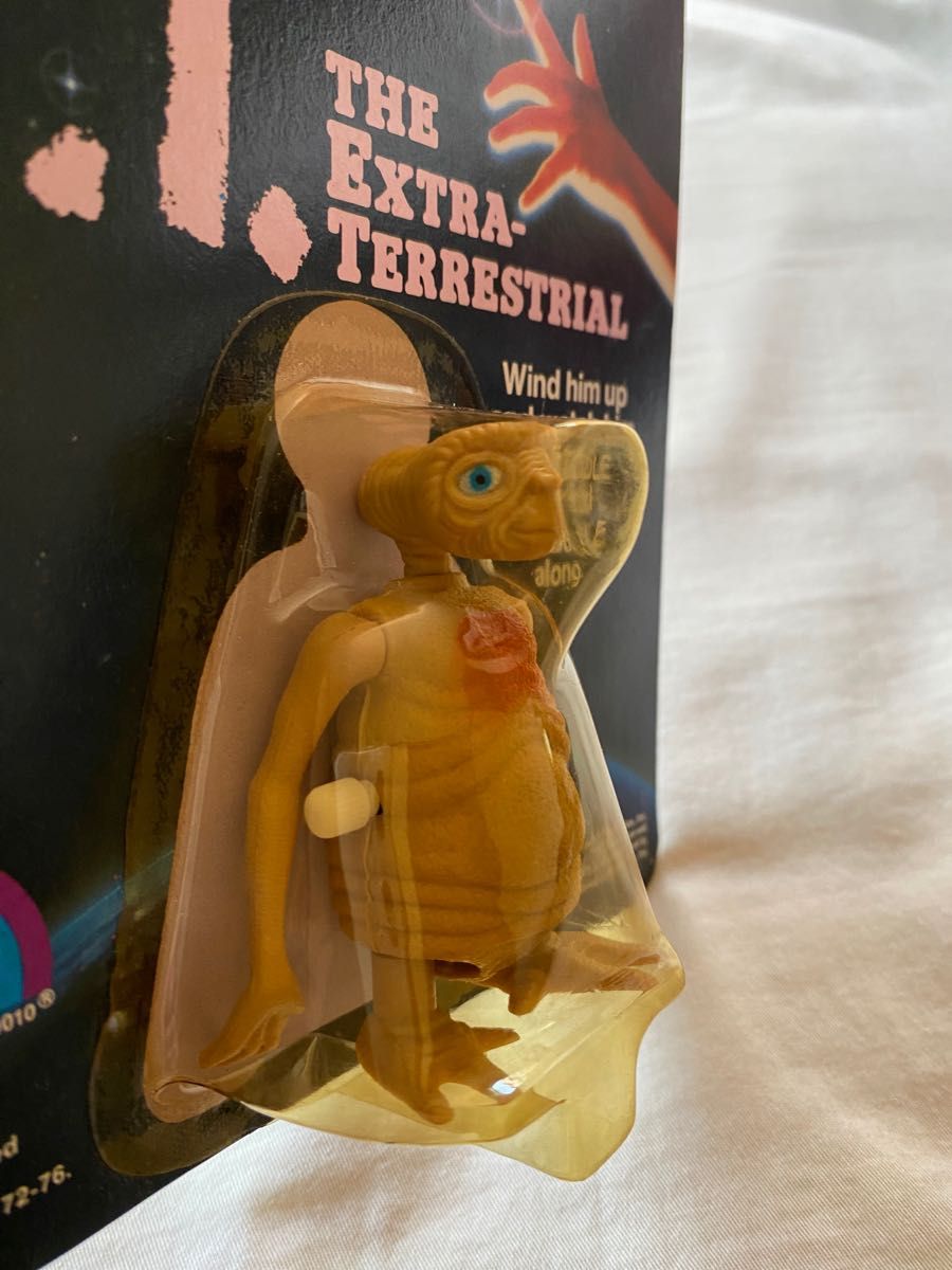 E.T. フィギュア　レア商品　ゼンマイおもちゃ　美品　未開封