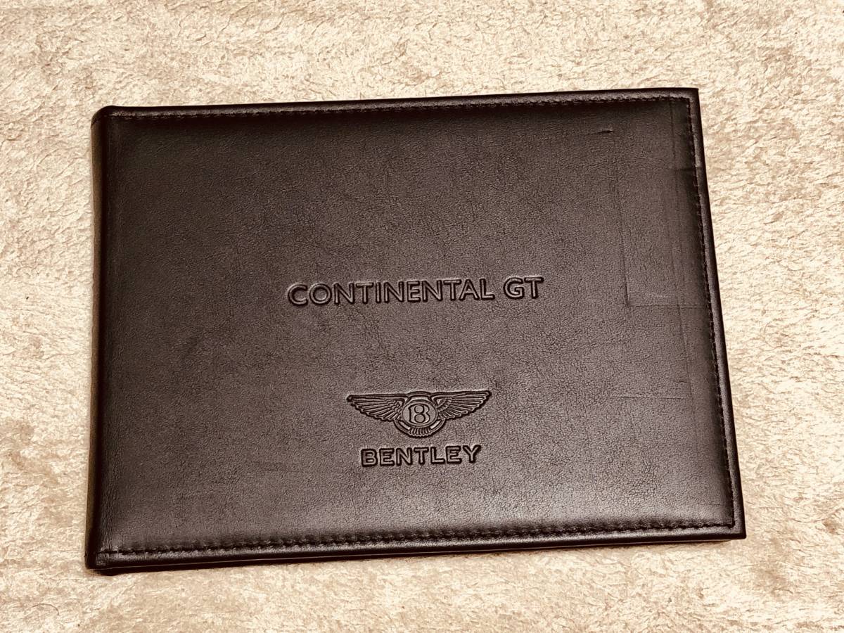 ◆◆◆BENTLEY ベントレー コンチネンタル GT / GT スピード◆◆日本語版 取扱説明書 2008年10月発行◆◆◆