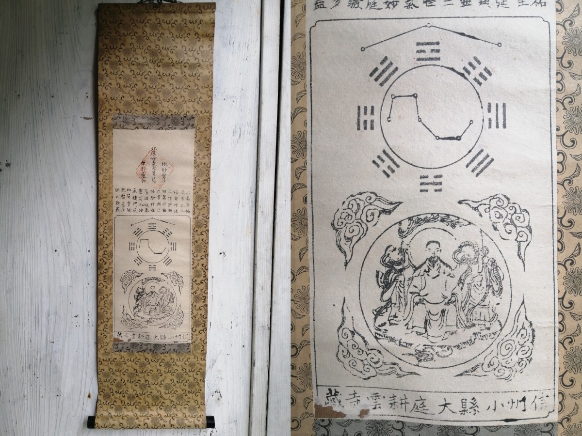 Dettagli dell'articolo その2 鎮宅霊符神 掛軸 木版画 大庭 耕 Dettagli dell'articolo その2 鎮宅霊符神 掛軸 木版画 大庭 耕