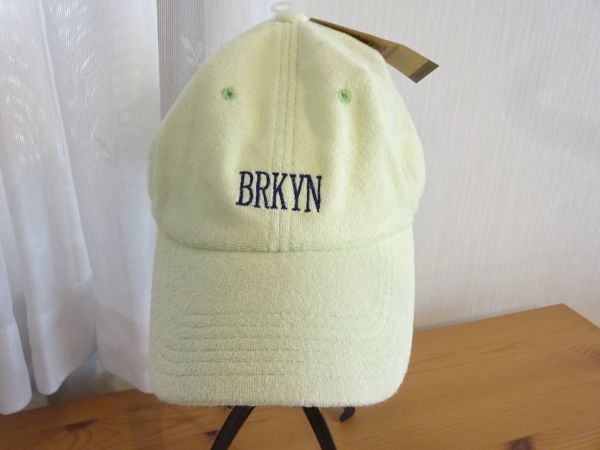 ∵ BRKYN ∵レディース・ガールズ　アウトドアキャップ 黄緑色帽子　サイズ５７cm〜５９cm　キャップ　帽子　ヒデトレーディング_画像1