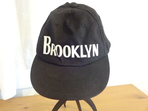 ■ BROOKLYN ■レディース・メンズ　黒色帽子　アウトドアキャップ　サイズ５７cm〜５９cm　キャップ　帽子_画像1