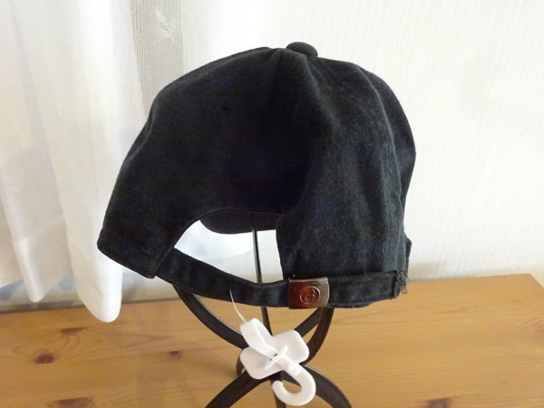 ◆ HEAD GEAR ◆ メンズ・レディース　ダメージ加工　黒色帽子　サイズ５７cm〜５９cm　キャップ　帽子　GOODENPUGH_画像5