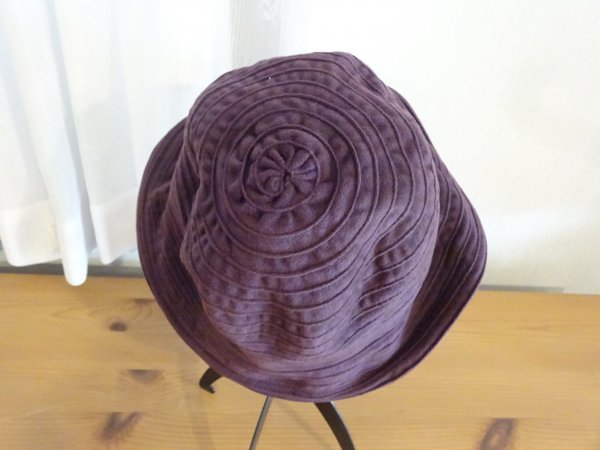 ◆ AURORA ◆ TOKYO レディース・婦人用　紫色　バケットハット　スタイル帽子　サイズ５７cm〜５９cm　キャップ　帽子_画像5
