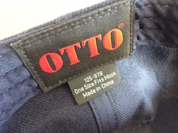 C OTTO D メンズ・レディース　紺色帽子　アウトドアキャップ　サイズ５７cm〜５９cm　キャップ　帽子　S.N.A.P ウール使用_画像9