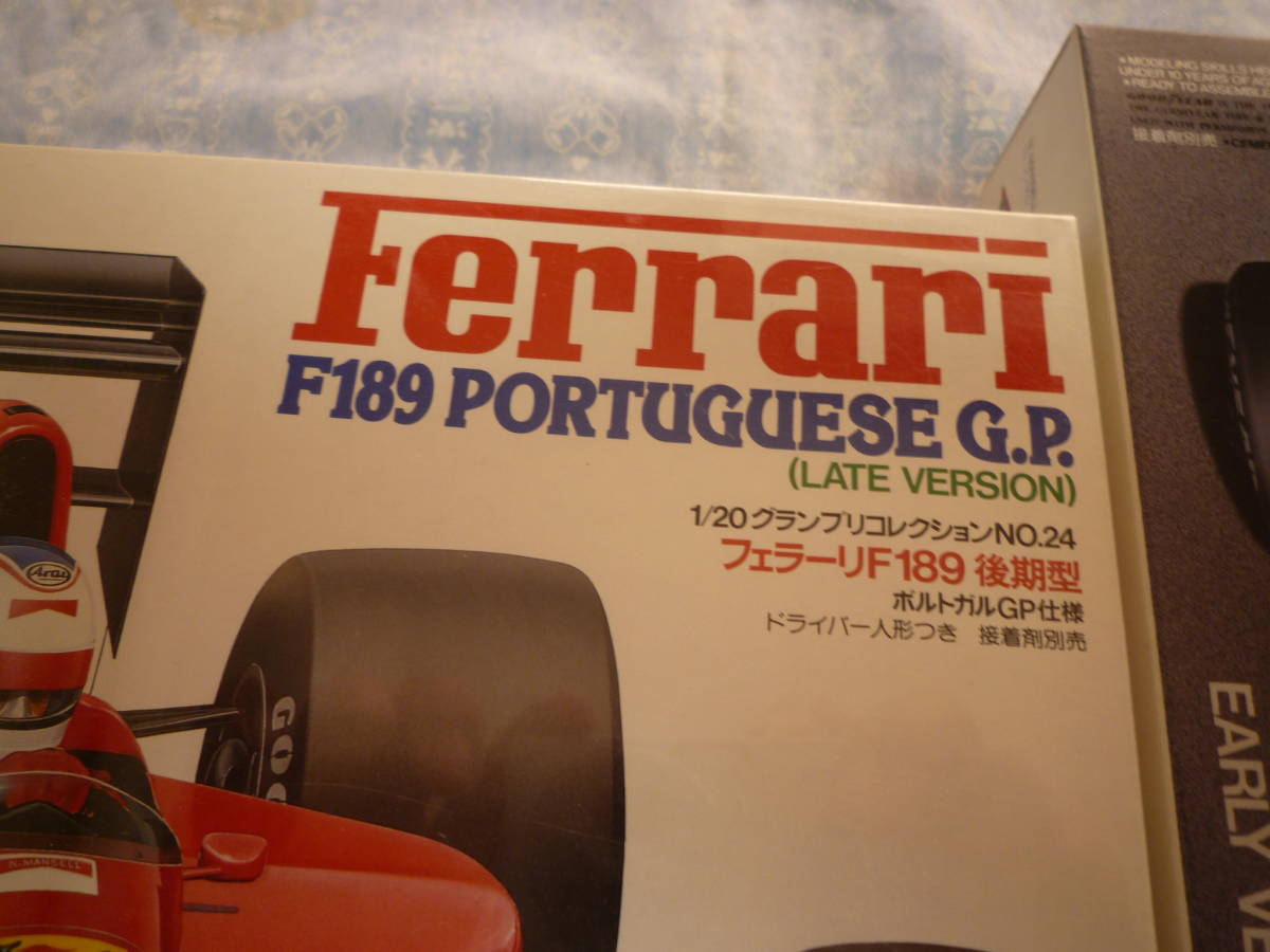 タミヤ）フェラーリ　F189 前後期型２台セット　1/20サイズ_画像3