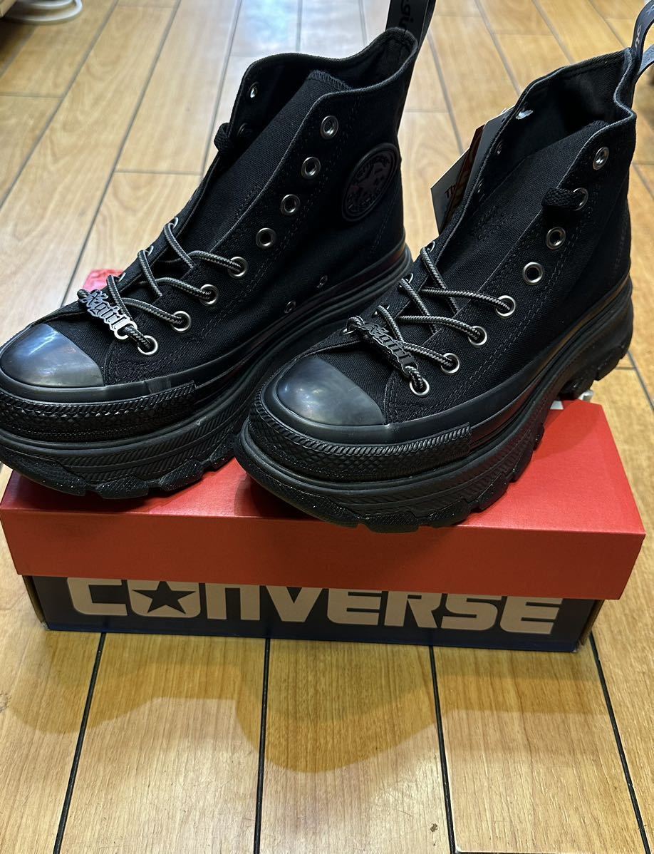 ☆新品☆CONVERSE ALLSTAR R X-girl TREAKWAVE HI コンバース オールスター R Xガール トレックウェーブ ハイ オレンジ 厚底ソールの画像2