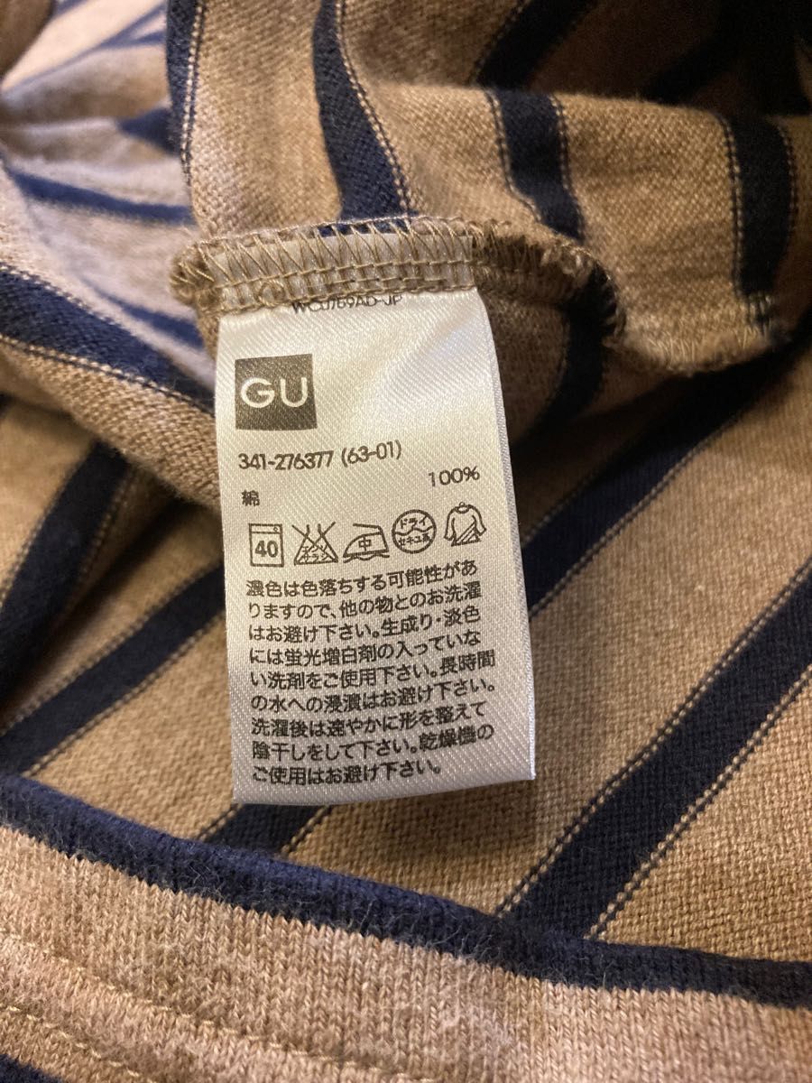 ＧＵ ジーユー ボーダーＴシャツ ボーダー柄 長袖