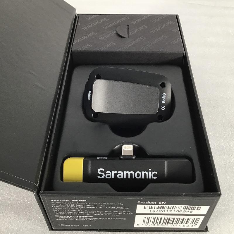 【中古品】 サラモニック / Saramonic スマホ用ワイヤレスマイク Lightning接続 Blink 500 B3 2.4GHz デジタル 最大50メートル 30016499_画像3