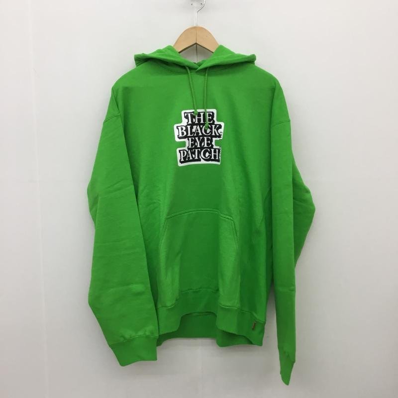 BlackEyePatch XL ブラックアイパッチ パーカー 長袖 Hooded Sweatshirt Hoodie 緑 / グリーン / 10096177