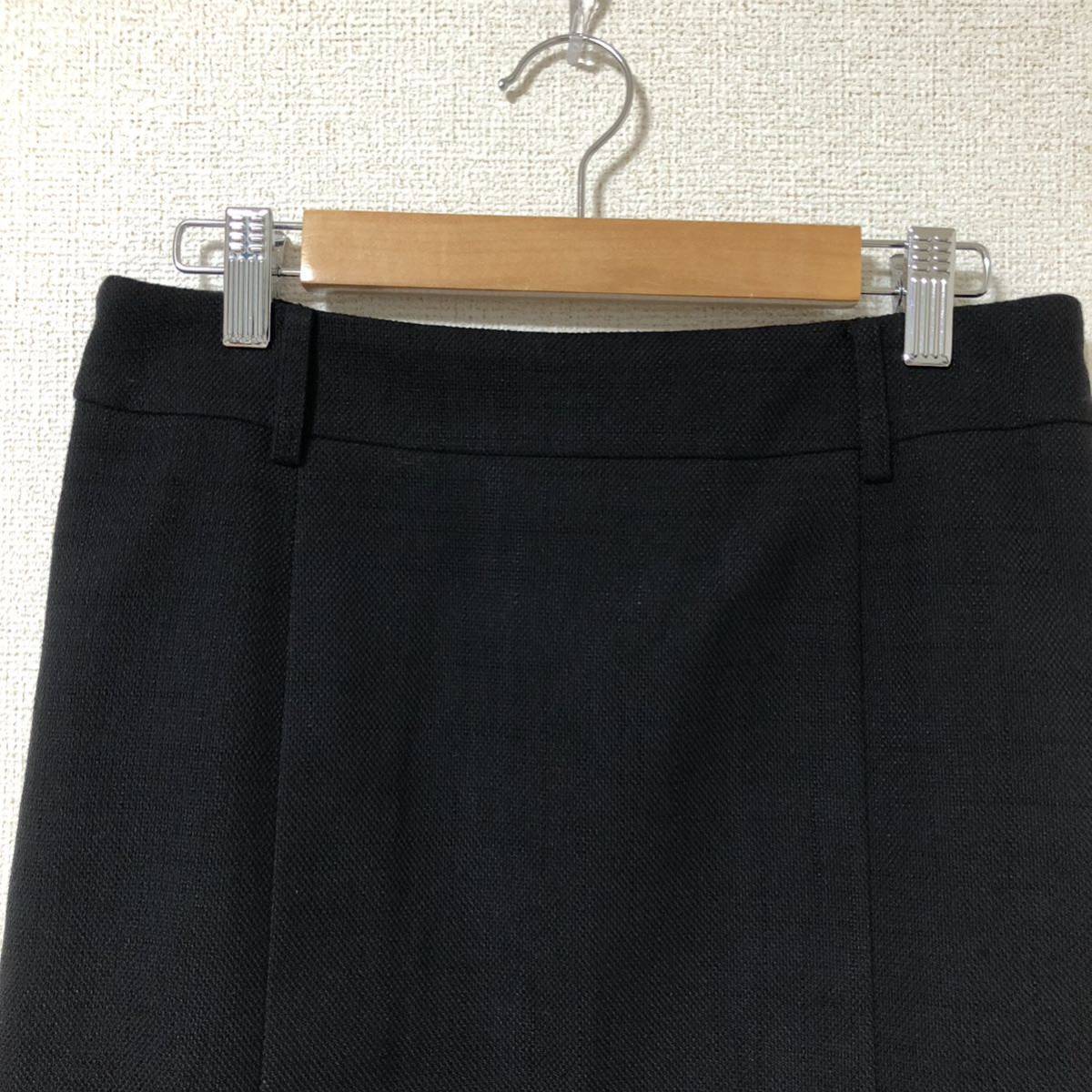 Calvin Klein カルバンクライン　ひざ丈　スカート　Lサイズ　ブラック_画像2