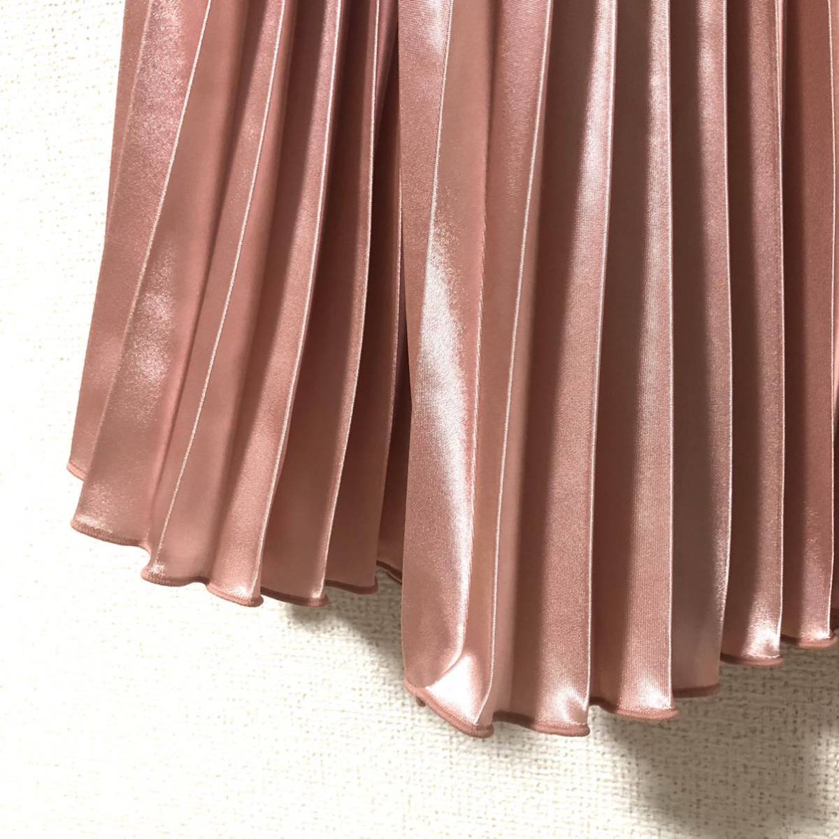 Grand ecru グランエクリュ プリーツワンピース プリーツドレス