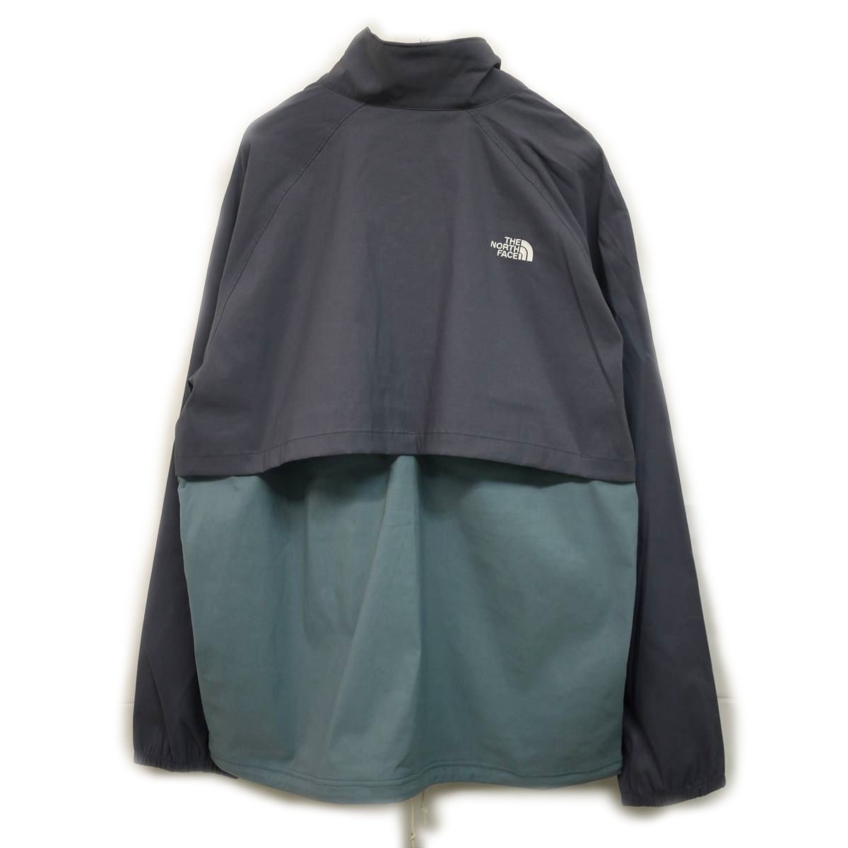 USA限定新品 ノースフェイス 速乾FLASHDRY ストレッチ フルジップジャケット(M)グレーx緑系 THE NORTH FACE CLASS V日本未発売/pa50_画像2