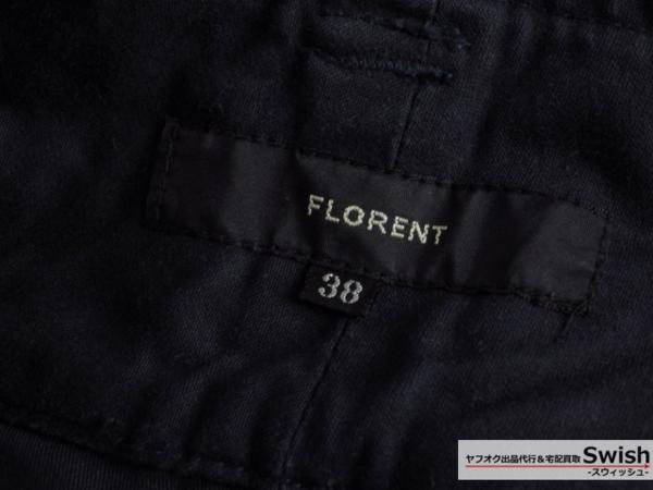 [A02][florent Florent half edge height pants 38 navy blue ]