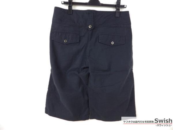 [A02][florent Florent half edge height pants 38 navy blue ]