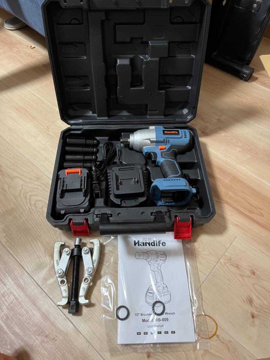 Handife インパクトレンチ 電動インパクトレンチ 20V 4 0Ah Handife インパクトレンチ 電動インパクトレンチ 20V 4 0Ah
