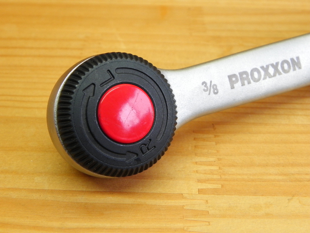 PROXXON プロクソン □3/8sq(9.5)強力型 スタンダード ラチェット ギア数52枚 83094 プッシュリリース付_画像2