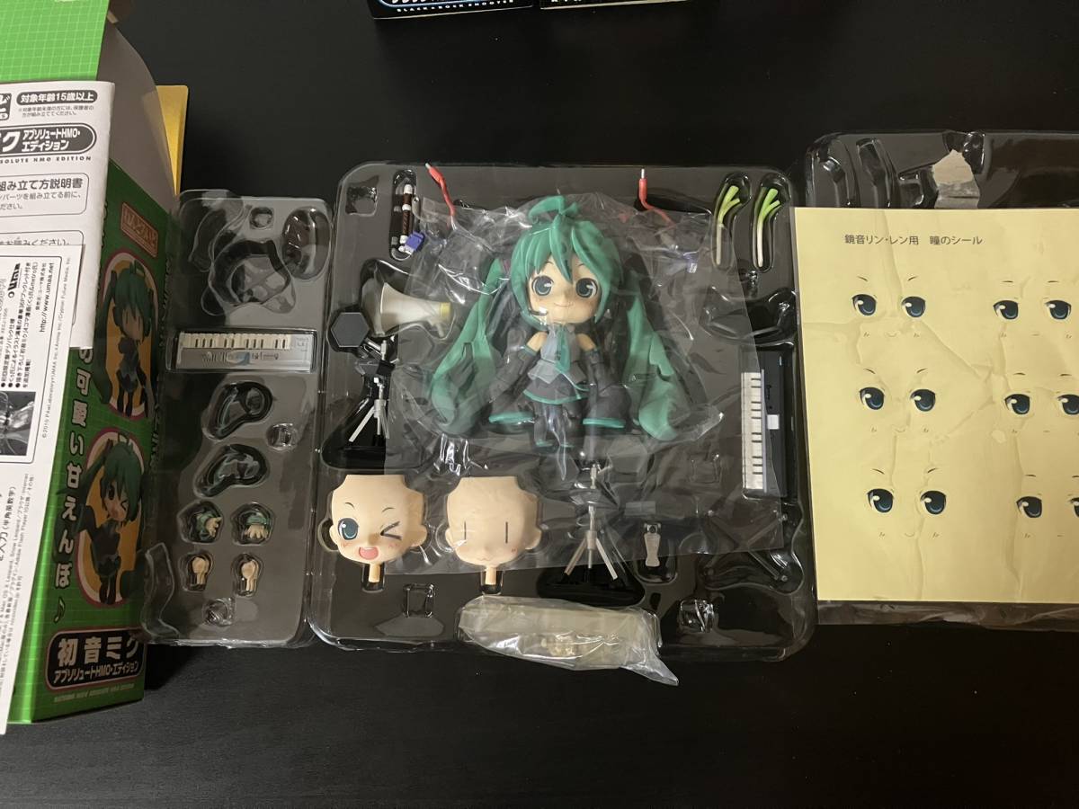 ジャンク品 ねんどろいど 初音ミク はちゅねフェイスver. アブソリュートHMO ブラックロックシューター 鏡音リン 巡音ルカ 6体セット_画像4