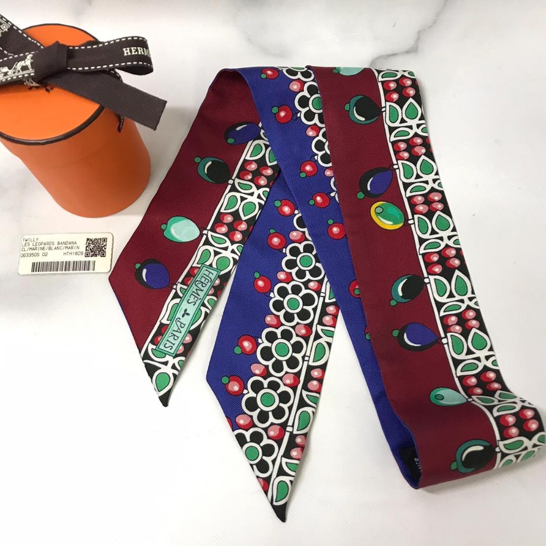 HERMES scarf tie スカーフ タイ ネクタイ 美品-