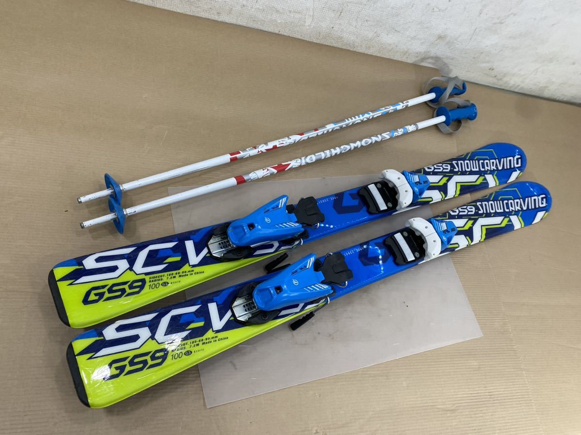 Yahoo!オークション - SNOWCARVING 子供用 スキー板 100 Yahoo!オークション - SNOWCARVING 子供用 スキー板 100