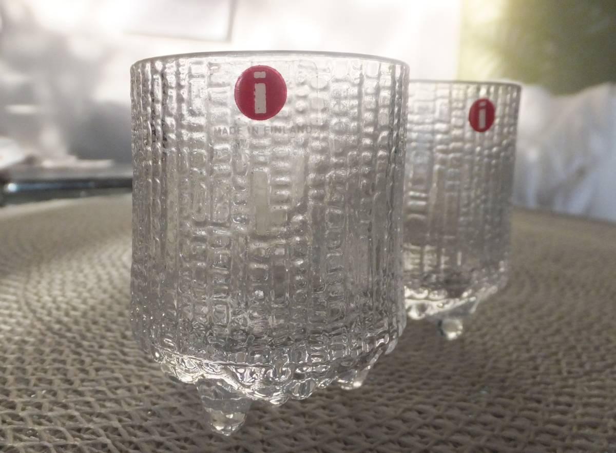 【未使用品】イッタラ ウルティマ ツーレ ショットグラス/コーディアルグラス 2客ペア iittala Ultima Thule _画像1