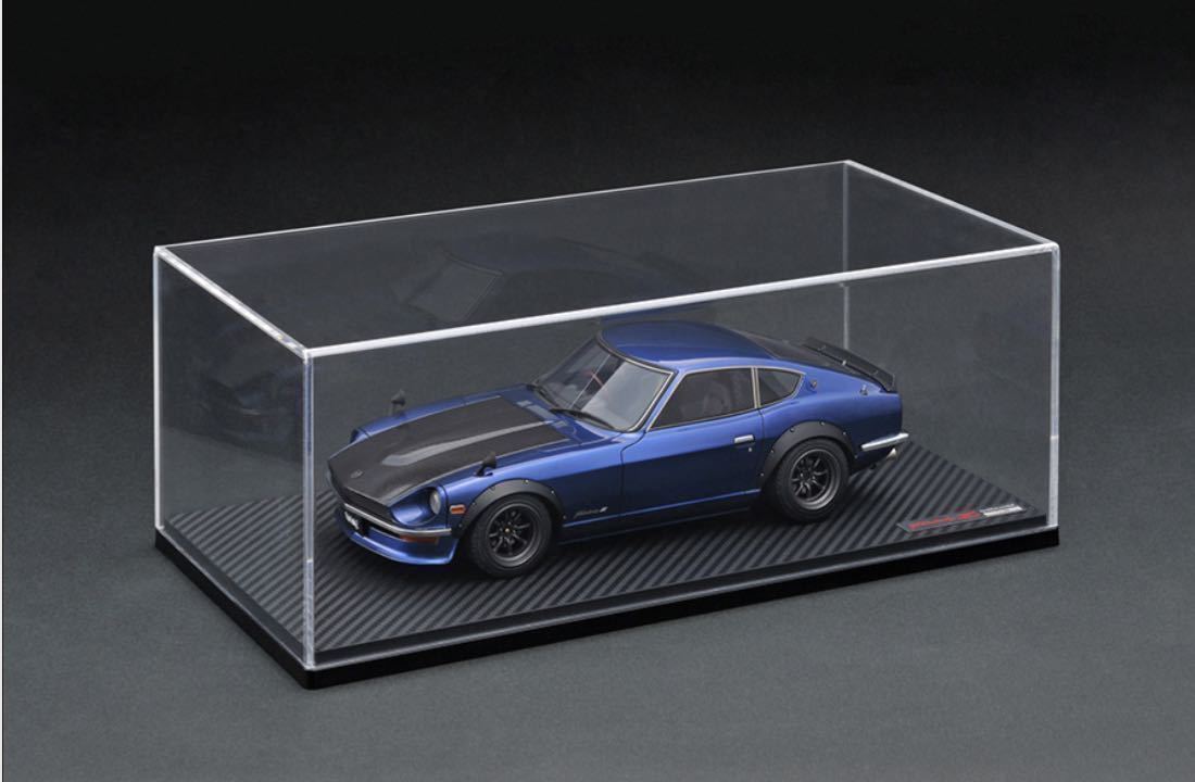 IG 0359 1/18 Nissan Fairlady Z (S30) Blue WEB限定 イグニッションモデル 日産 フェアレディZ RSワタナベ カーボンボンネット_画像3