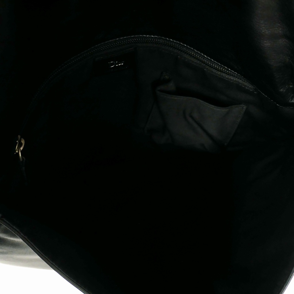 ディオールオム Dior HOMME レザー ショルダーバッグ カバン ブラック 黒 12-BO-0130 メンズ_画像5