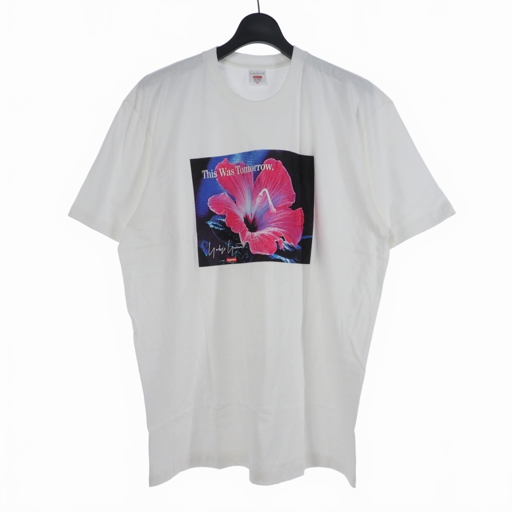 未使用品 シュプリーム SUPREME Yohji Yamamoto ヨウジヤマモト 20AW This Was Tomorrow Tee Tシャツ 半袖 XL 白 ホワイト メンズ