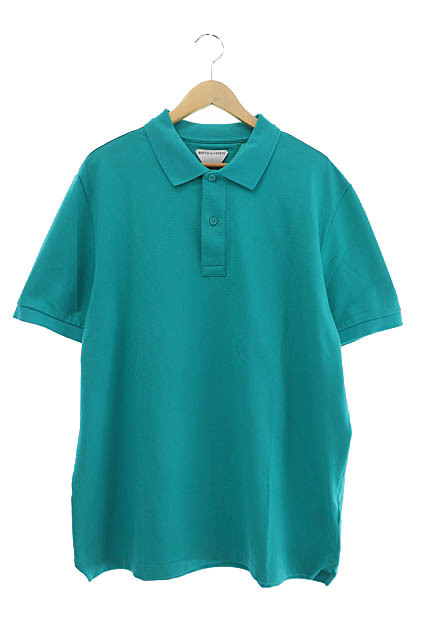 ボッテガヴェネタ BOTTEGA VENETA Piquet Short-Sleeve Polo Shirt ロゴ 刺繍 ピケ ショート スリーブ 半袖 ポロシャツ 2021 664260 V01G0_画像1