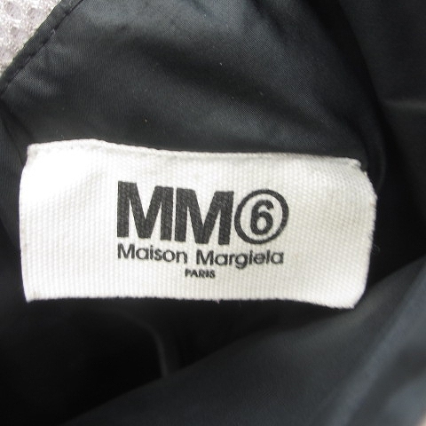エムエムシックス メゾンマルジェラ MM6 Maison Margiela 16年製 ジャパニーズ トートバッグ メッシュ 国内正規 UNI グレー レディース_画像5