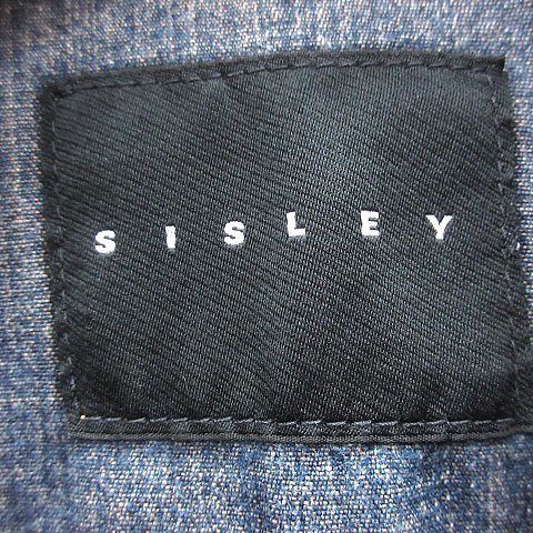 シスレー SISLEY デニムジャケット Gジャン ジージャン XS 紺 ネイビー /AU レディース_画像6