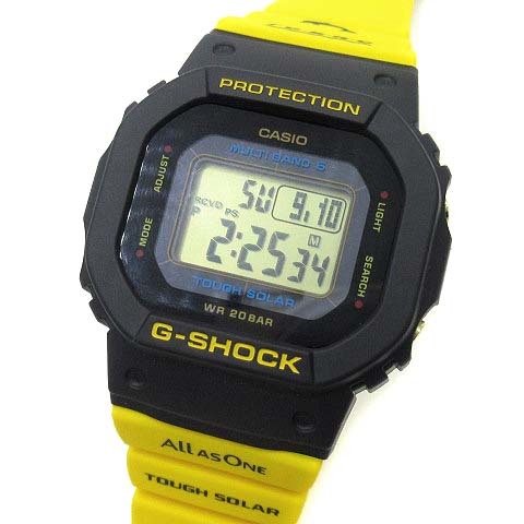 最新作の CASIO カシオジーショック G-SHOCK 新品同様 黒 黄 GMD