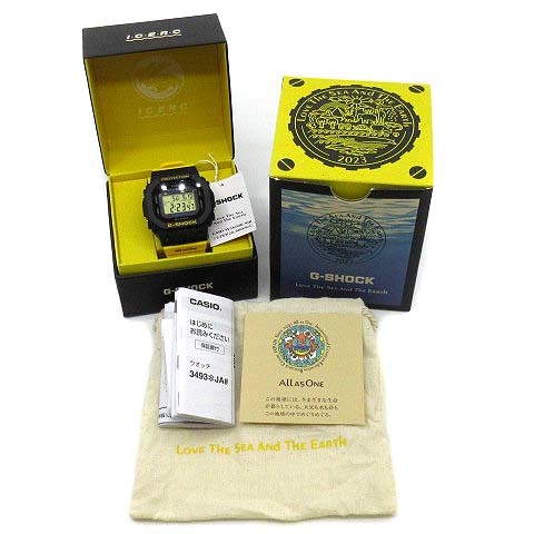 最新作の CASIO カシオジーショック G-SHOCK 新品同様 黒 黄 GMD