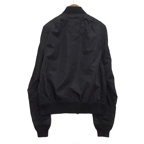  Alpha ALPHA INDUSTRIES MA-1 свет "куртка пилота" черный чёрный M TA7013-8201 женский 