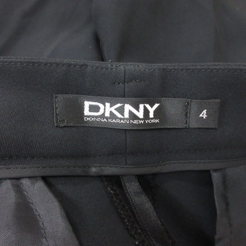 ダナキャランニューヨーク DKNY スラックスパンツ 4 黒 ブラック /YI レディース_画像5