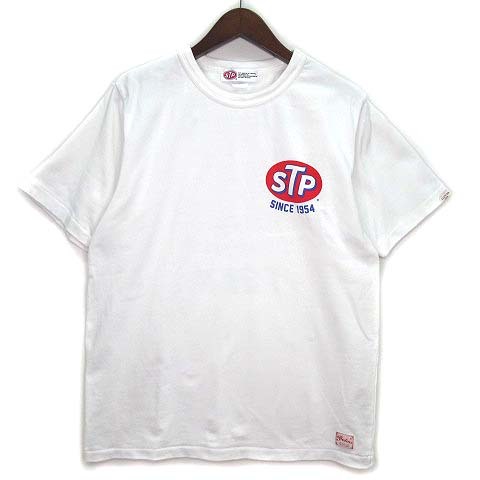 エスティーピー STP CHAMPIONSHIP TEAM バックプリント ヘビー Tシャツ STP-0002 ホワイト 白 L メンズ_画像2