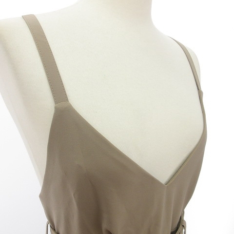  Snidel snidel 21SS Cami One-piece long height flair Zip up SWFO211046 mocha series light brown group brown group M #SM1 lady's 