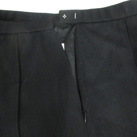 ジェーンモア JANE MORE フレアスカート ミモレ丈 ウール 無地 大きいサイズ 13 黒 ブラック /FF34 レディース_画像3