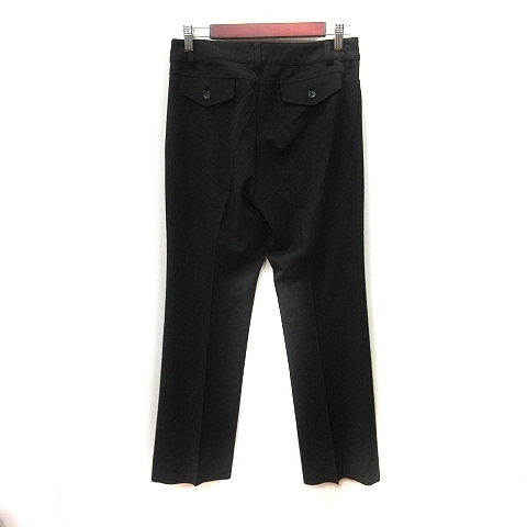  L ELLE slacks pants 40 black black /YI lady's 