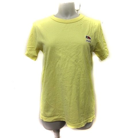エックスガール x-girl フルーツオブザルーム FRUIT OF THE LOOM Tシャツ カットソー 半袖 2 黄色 イエロー /YI レディース_画像1