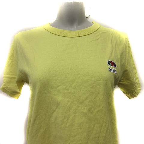 エックスガール x-girl フルーツオブザルーム FRUIT OF THE LOOM Tシャツ カットソー 半袖 2 黄色 イエロー /YI レディース_画像2