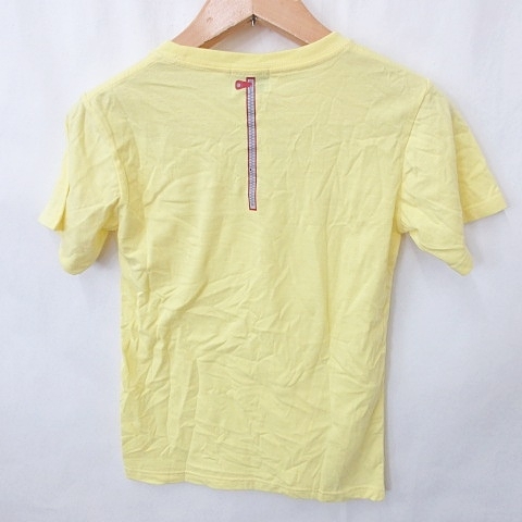 未使用品 Doublefocus Tシャツ 3枚セット 企業コラボ イラスト キャラクター プリント 水色 黄 黒 ブルー イエロー ブラック S メンズ_画像7