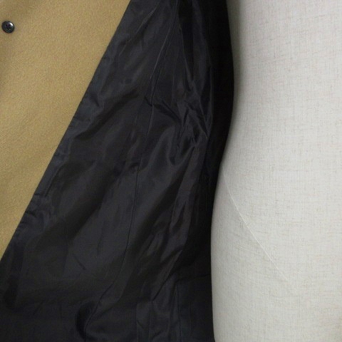  Nano Universe nano universe пальто Cesta - длинный длинный рукав выполненный в строгом стиле цвет толстый одноцветный S чай Brown /BT мужской 