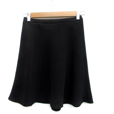  Queens Court QUEENS COURT flair skirt mini height 0 black black /HO44 lady's 