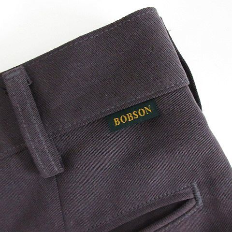 ボブソン BOBSON BC7000 パンツ ボトムス テーパード ツータック センタープレス 82 モカ ※EKM メンズ_画像6